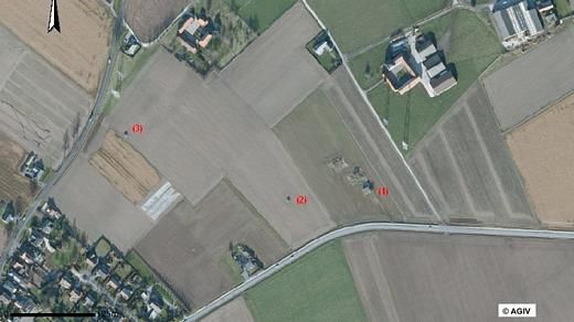 Luchtfoto radarpost Wortegem Petegem
